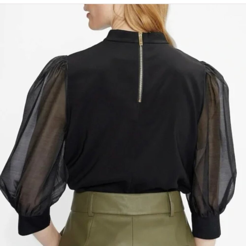 Combo Listing: Tortoise print skirt & Ted Bakker black top - Picture 15 of 16